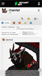 Mobile Screenshot of chainfall.deviantart.com