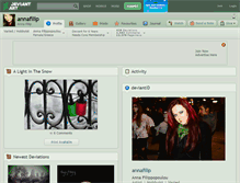 Tablet Screenshot of annafilip.deviantart.com