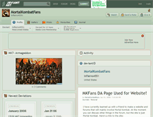 Tablet Screenshot of mortalkombatfans.deviantart.com