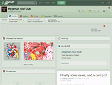 Tablet Screenshot of megaman-yaoi-club.deviantart.com