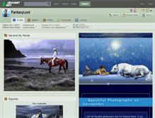 Tablet Screenshot of fantasylost.deviantart.com