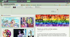 Desktop Screenshot of inuhoshi-to-darkpen.deviantart.com