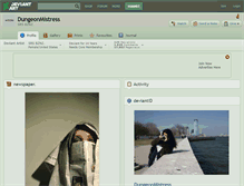 Tablet Screenshot of dungeonmistress.deviantart.com