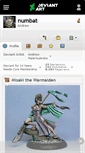 Mobile Screenshot of numbat.deviantart.com