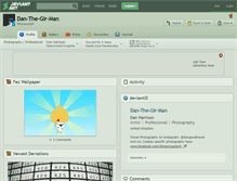 Tablet Screenshot of dan-the-gir-man.deviantart.com