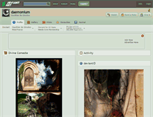 Tablet Screenshot of daemonium.deviantart.com