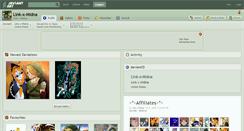 Desktop Screenshot of link-x-midna.deviantart.com