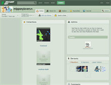Tablet Screenshot of mlpponylovers.deviantart.com