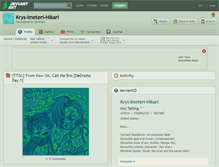 Tablet Screenshot of krys-imeteri-hikari.deviantart.com