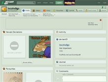 Tablet Screenshot of locoindigo.deviantart.com