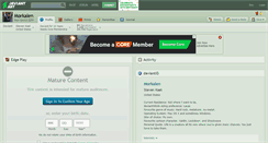 Desktop Screenshot of morkalen.deviantart.com
