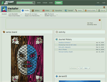 Tablet Screenshot of blackaller.deviantart.com