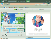 Tablet Screenshot of clefairykid.deviantart.com