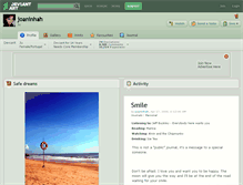 Tablet Screenshot of joaninhah.deviantart.com