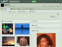 Tablet Screenshot of bash777.deviantart.com