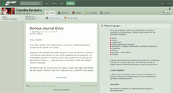 Desktop Screenshot of colombia-deviant.deviantart.com