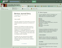 Tablet Screenshot of colombia-deviant.deviantart.com
