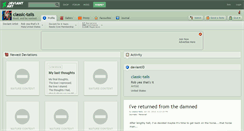 Desktop Screenshot of classic-tails.deviantart.com