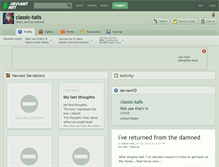 Tablet Screenshot of classic-tails.deviantart.com