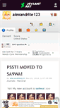 Mobile Screenshot of alexandrite123.deviantart.com