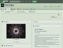 Tablet Screenshot of ghost-insignus.deviantart.com