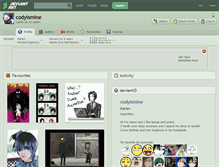 Tablet Screenshot of codyismine.deviantart.com