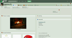Desktop Screenshot of explosives-95.deviantart.com