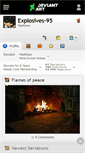 Mobile Screenshot of explosives-95.deviantart.com