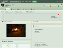 Tablet Screenshot of explosives-95.deviantart.com