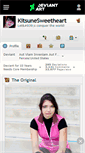 Mobile Screenshot of kitsunesweetheart.deviantart.com