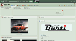 Desktop Screenshot of burtiloko.deviantart.com