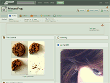 Tablet Screenshot of princessfrog.deviantart.com