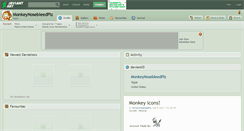 Desktop Screenshot of monkeynosebleedplz.deviantart.com