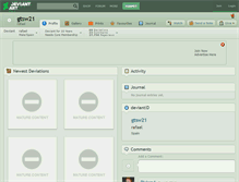 Tablet Screenshot of gtsw21.deviantart.com