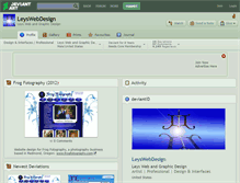 Tablet Screenshot of leyswebdesign.deviantart.com