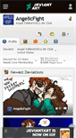 Mobile Screenshot of angelicfight.deviantart.com