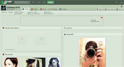 Desktop Screenshot of chickeny-evil.deviantart.com