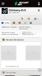 Mobile Screenshot of chickeny-evil.deviantart.com