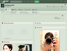 Tablet Screenshot of chickeny-evil.deviantart.com