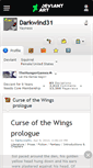 Mobile Screenshot of darkwind31.deviantart.com