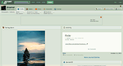 Desktop Screenshot of dreamer.deviantart.com