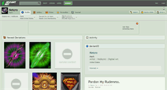 Desktop Screenshot of netcro.deviantart.com