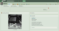 Desktop Screenshot of madpunx.deviantart.com