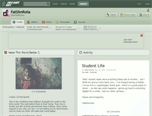 Tablet Screenshot of fatslimrolla.deviantart.com