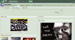 Desktop Screenshot of freds-head.deviantart.com