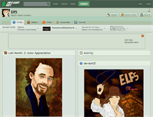 Tablet Screenshot of elf5.deviantart.com