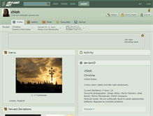 Tablet Screenshot of chloh.deviantart.com