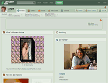 Tablet Screenshot of cospa.deviantart.com