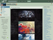 Tablet Screenshot of exquisite-artistry.deviantart.com