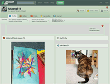 Tablet Screenshot of kataang816.deviantart.com